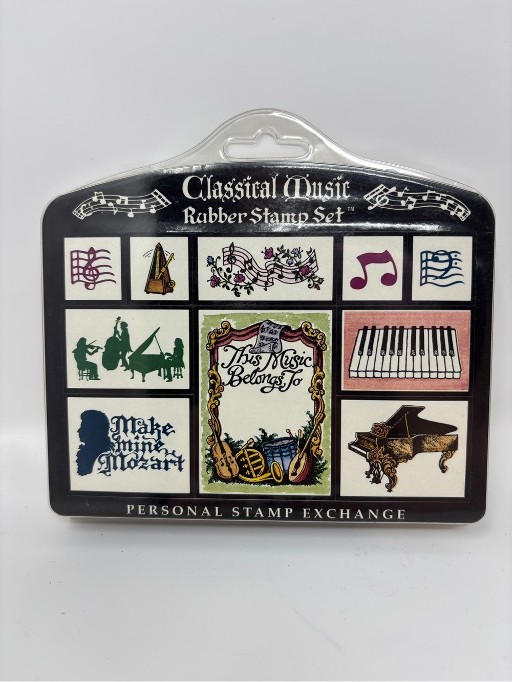 Personal Stamp Exchange PSX 1993 Classical Music Rubber Stamp Set NEW